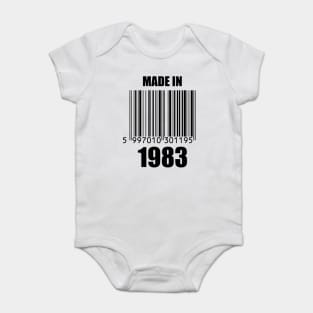 Made in 1983 Baby Bodysuit